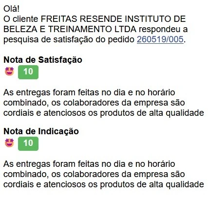 Avaliação Freitas Resende Instituto de Beleza e Treinamento